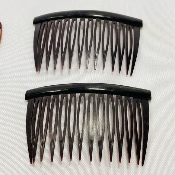 Vintage Goody Side Combs Lot of 7 Hair Accessories Made in USA Retro 80s - Picture 2 of 16